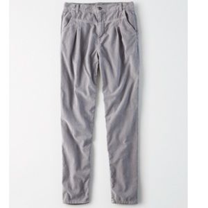 Grey corduroy mom jeans